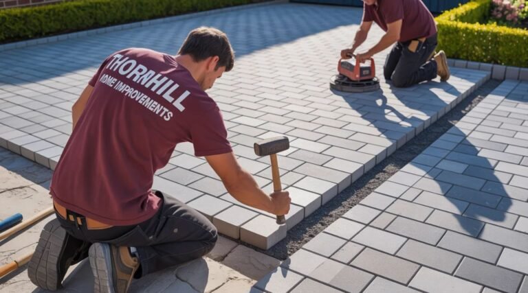 Thornhill Block paving driveway