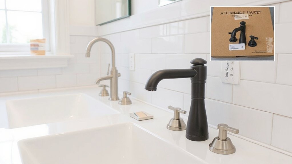 affordable stylish faucet hardware