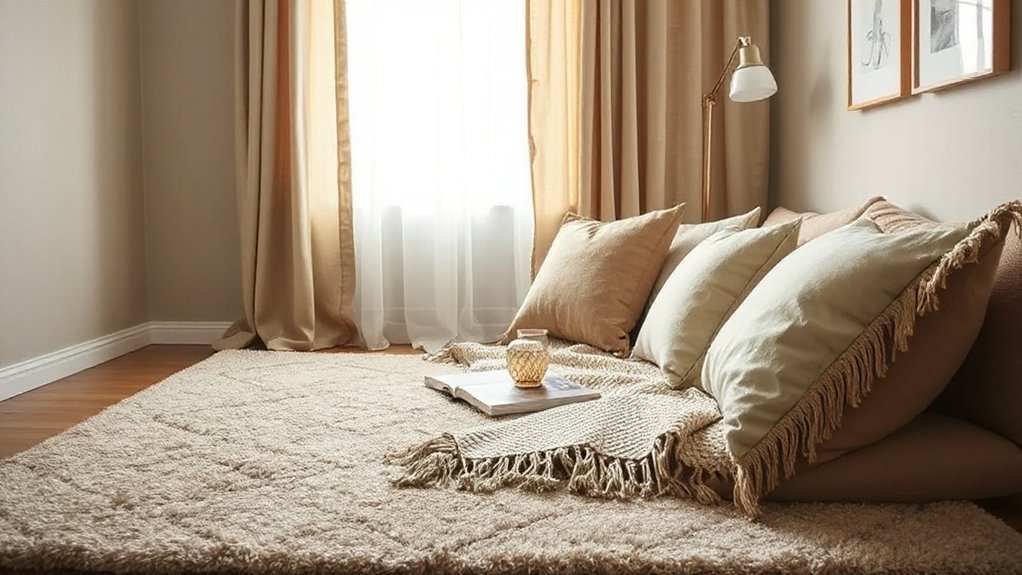 balanced textured cohesive decor