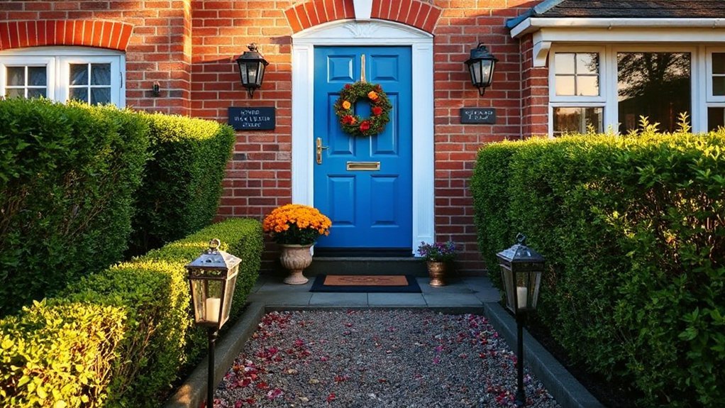 budget autumn home curb appeal