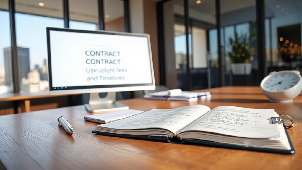 clear fees and timelines