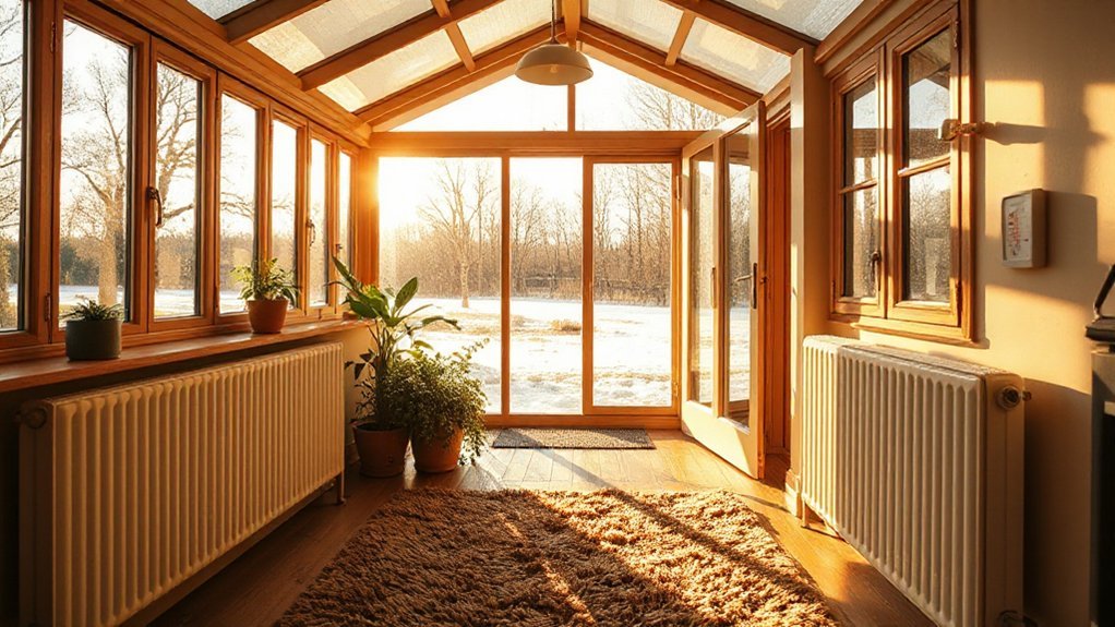 conserve heat through insulation