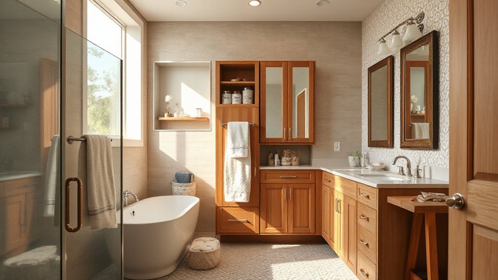 efficient affordable bathroom organization