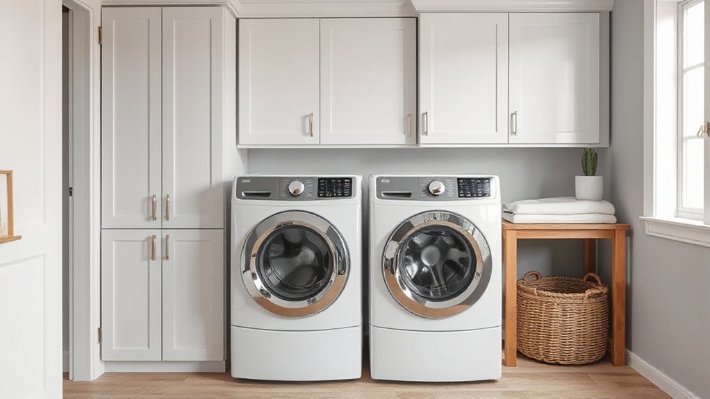 efficient organized laundry space