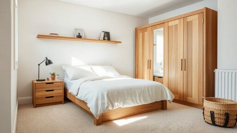 maximize small bedroom storage