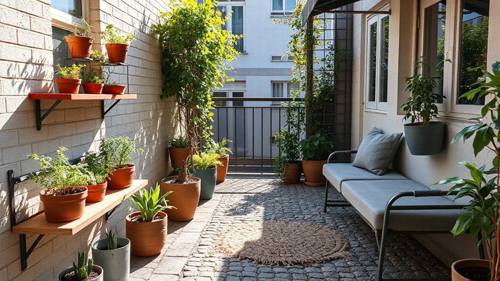 maximize small outdoor functionality