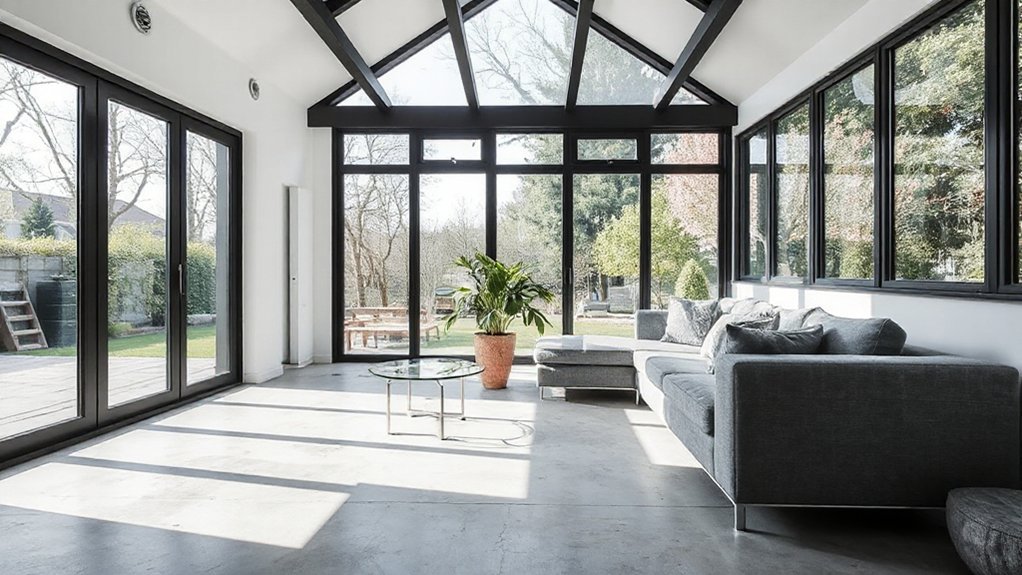 modern minimal conservatory design