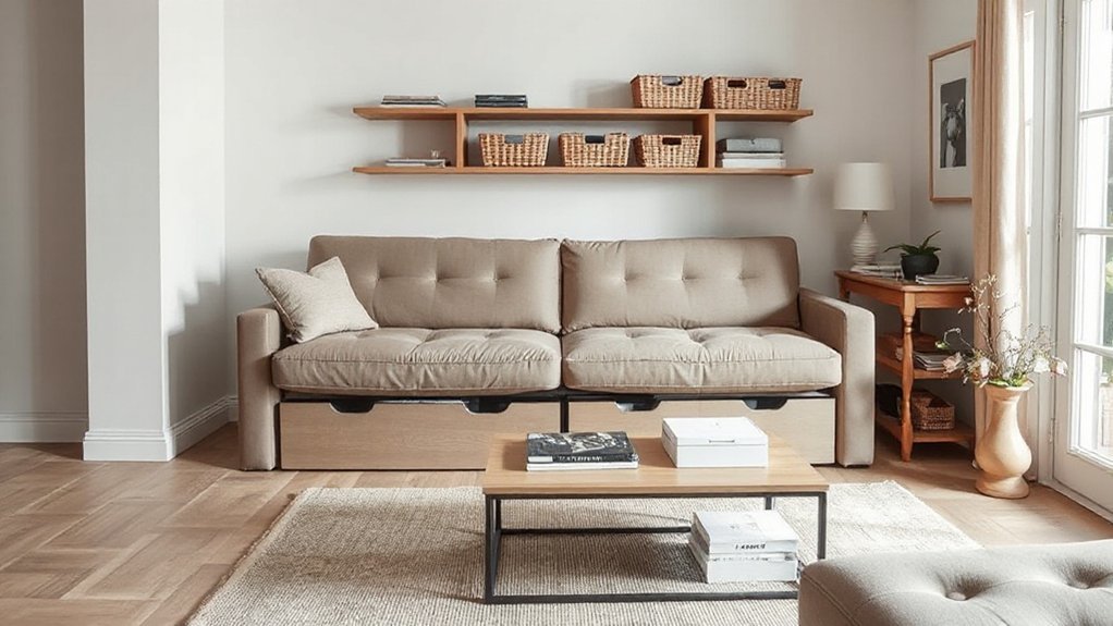 multifunctional space saving furniture