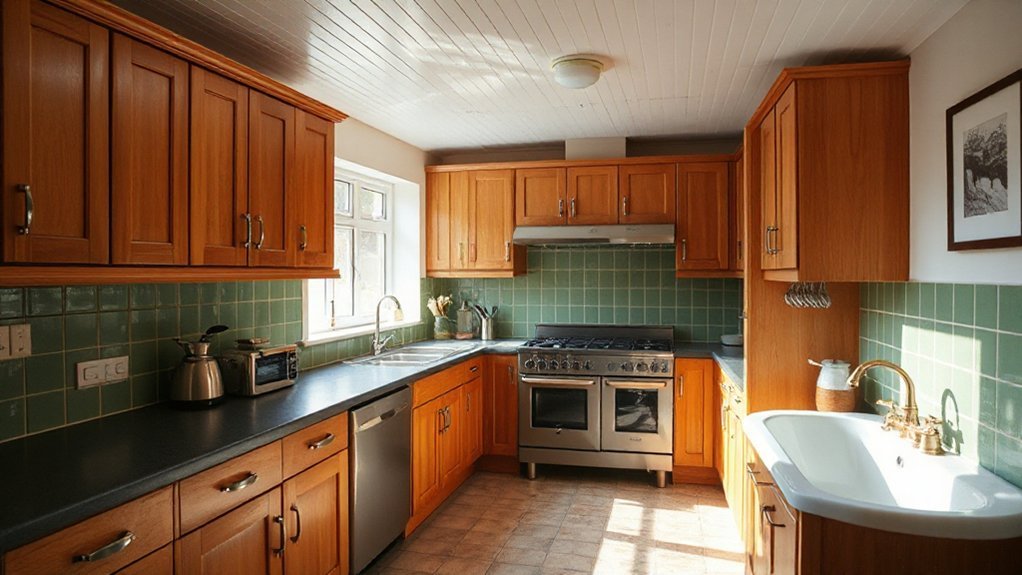 retro inspired kitchen design