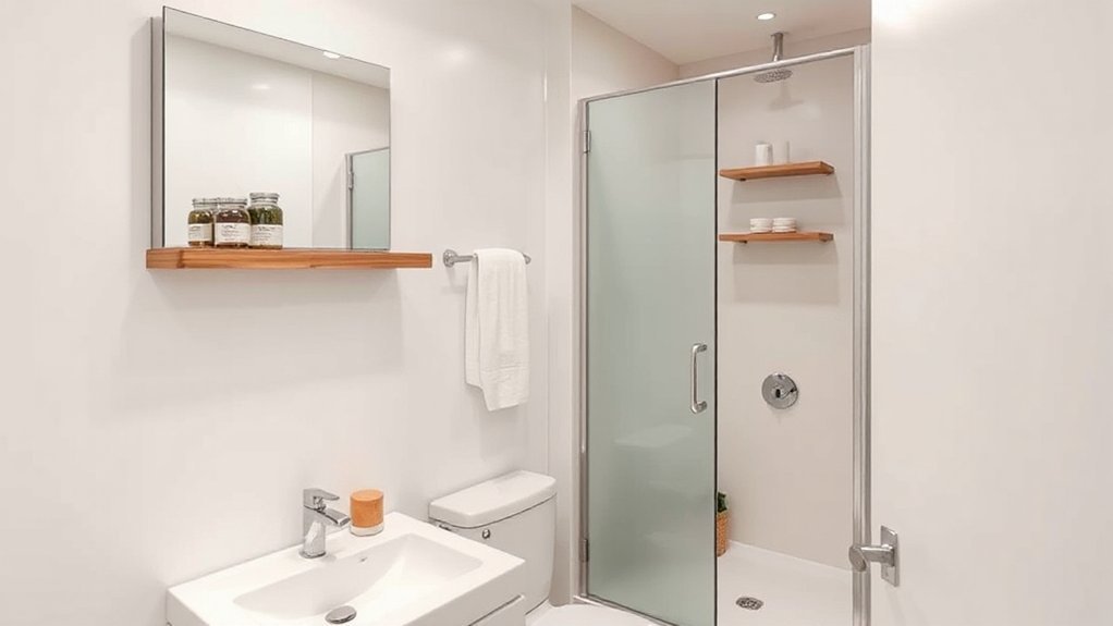 smart space saving bathroom design