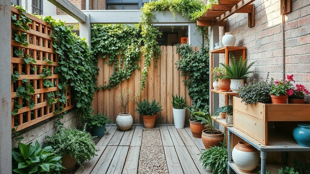 smartly zone small outdoor spaces