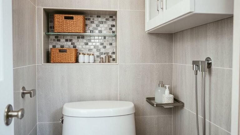space saving bathroom storage