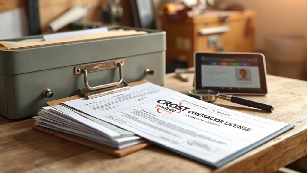 verify licenses and insurance