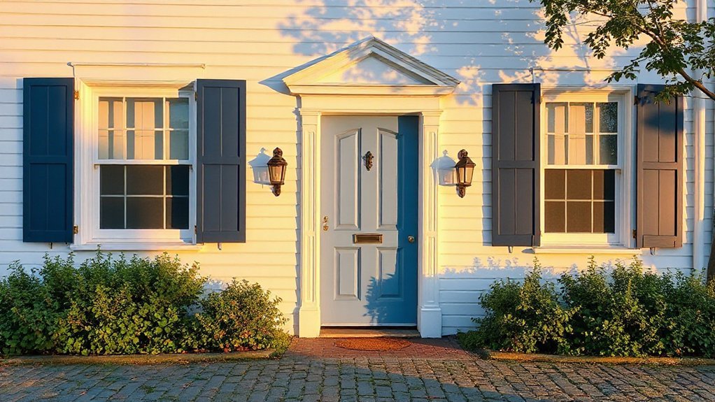 blue and white period schemes