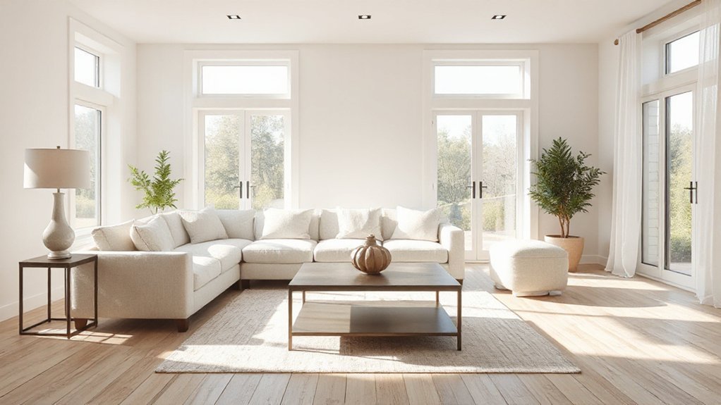 bright neutral room backgrounds