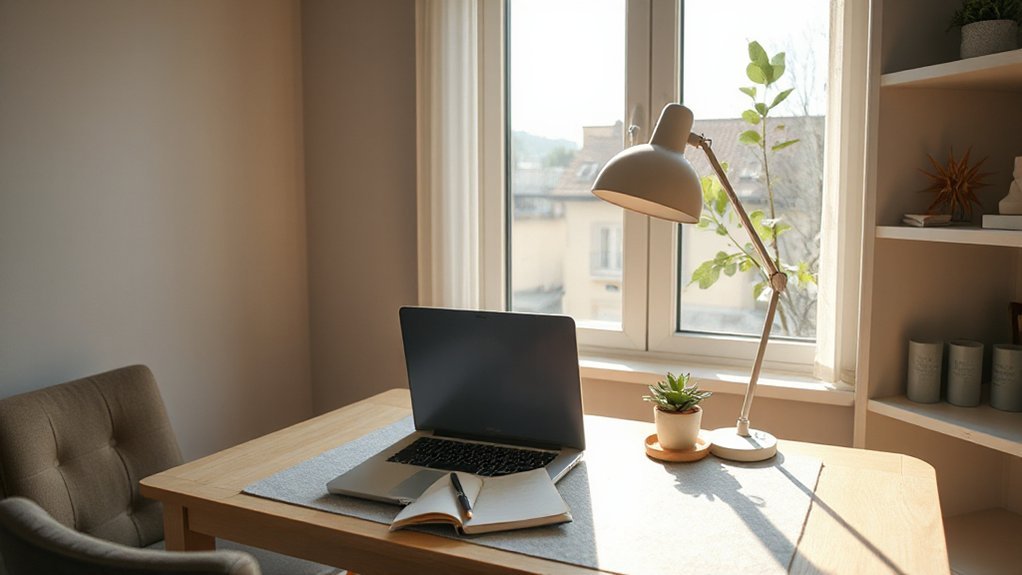 calm organized focused environment