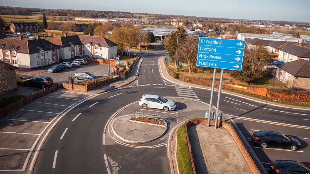 convenient parking and roads