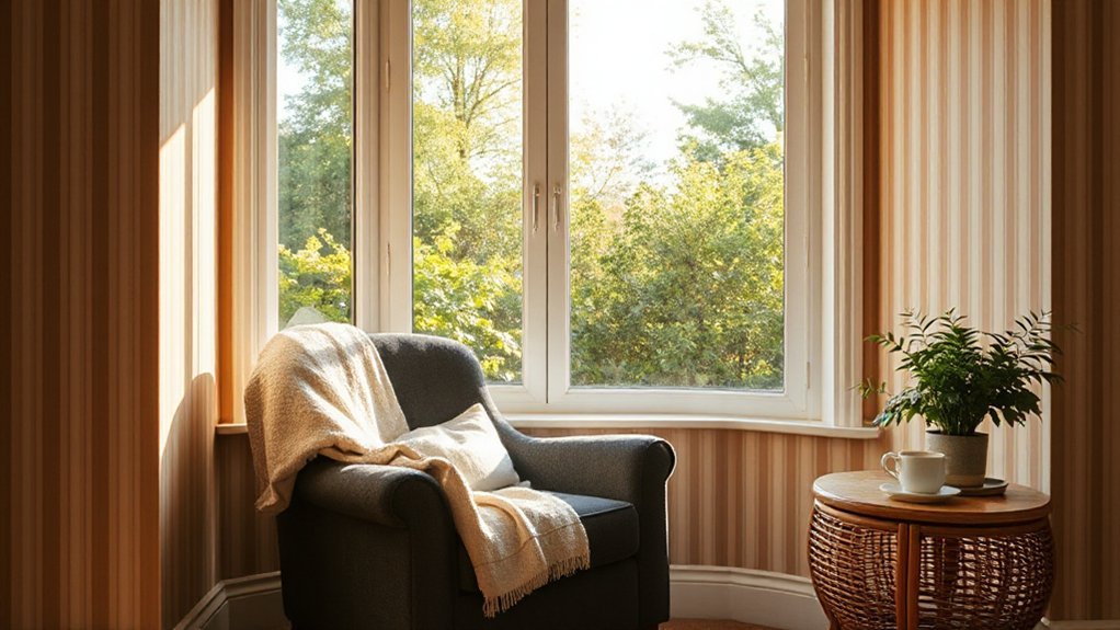 cozy bay window retreat