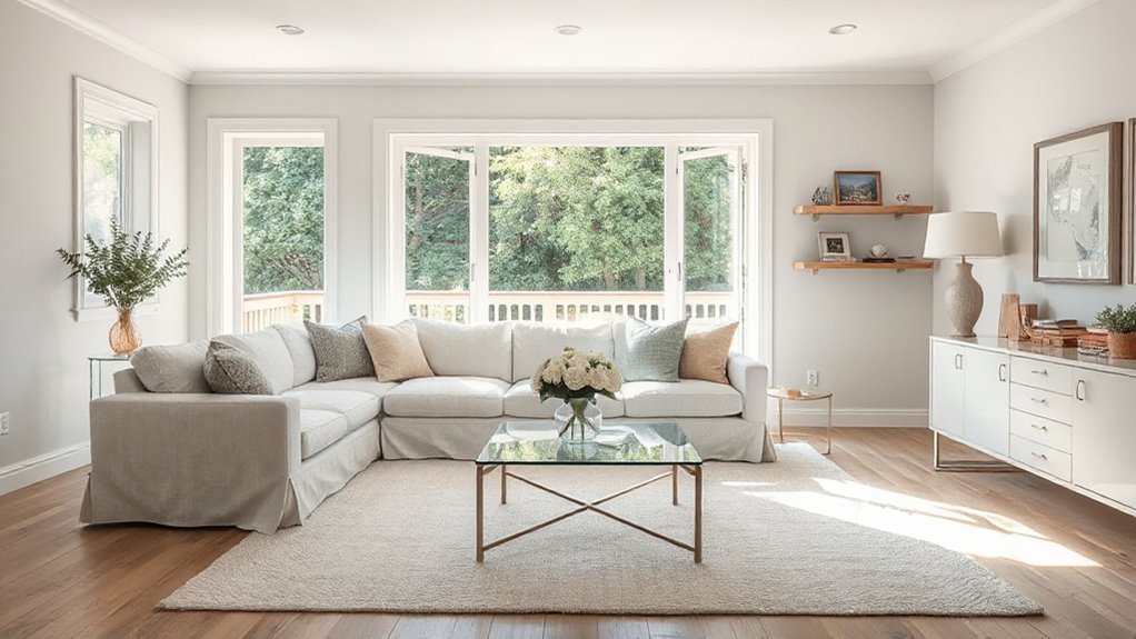 create inviting balanced space