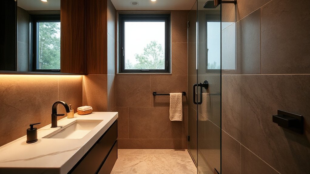 curated luxury bathroom retreat