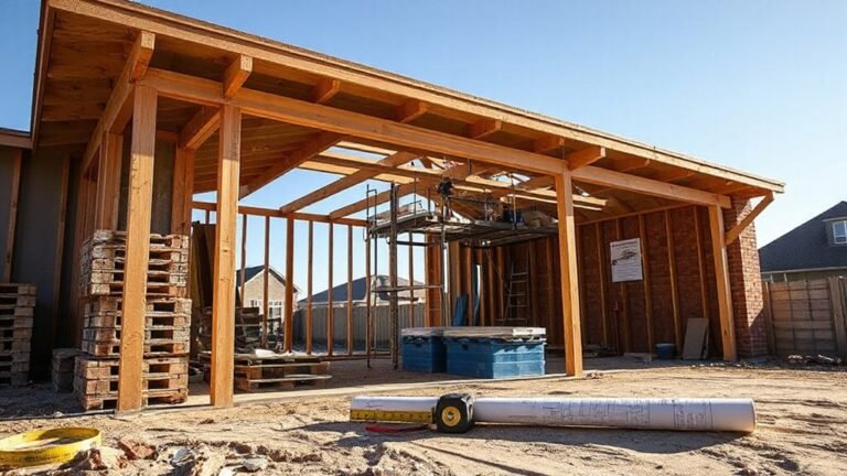 garage construction planning costs