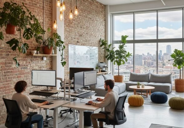 hybrid office space