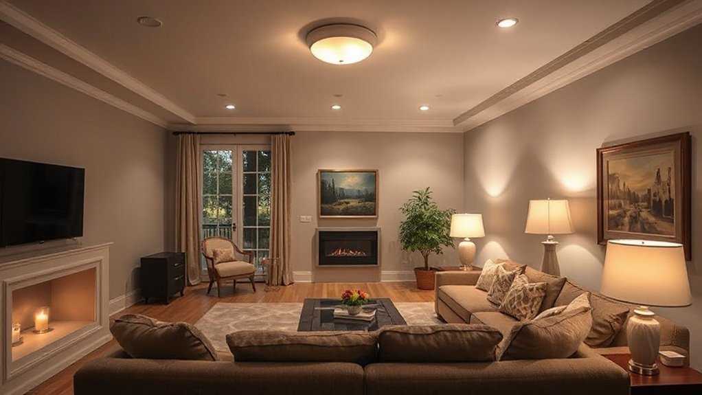 layered lighting creates depth