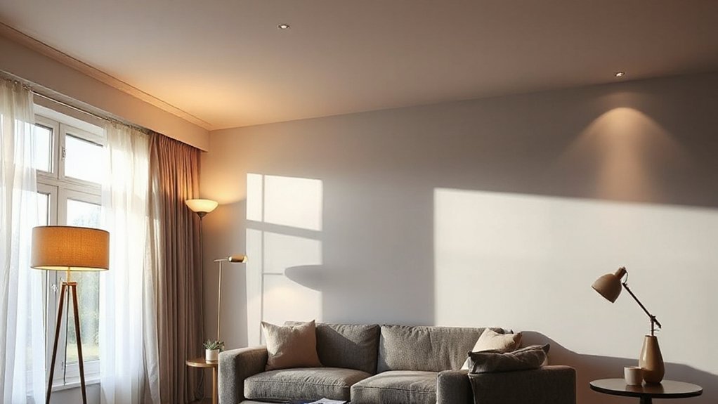 living room lighting layers