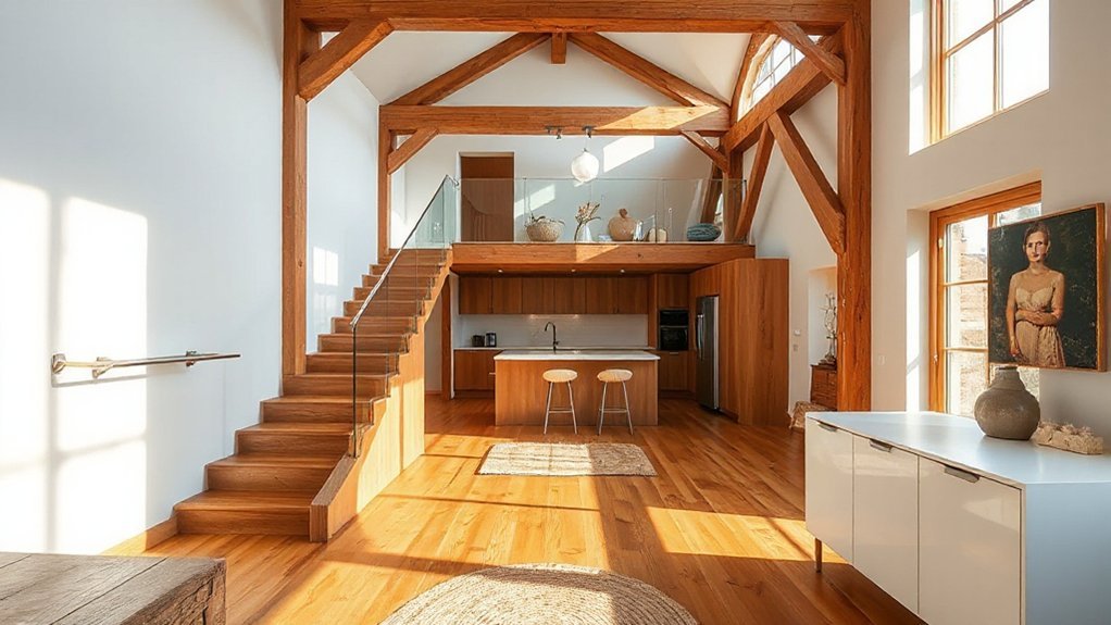 natural versus modern finishes