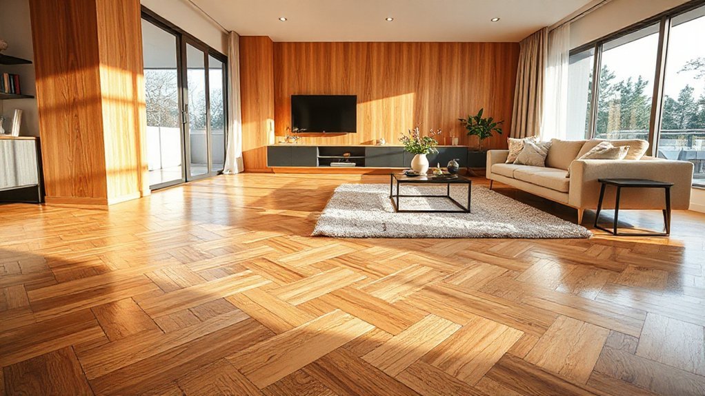 popular parquet laminate flooring