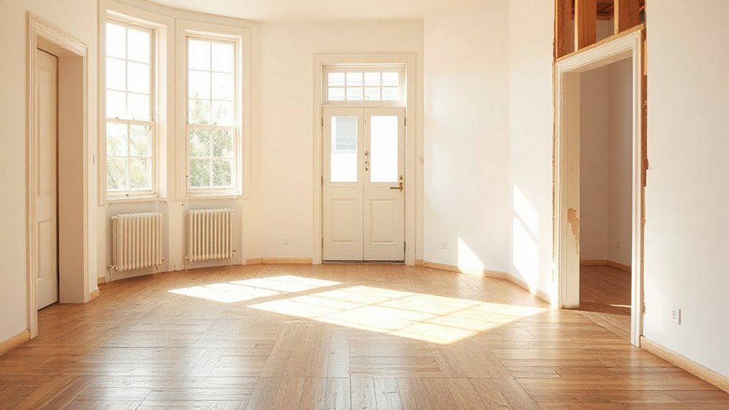 removing walls for open plan