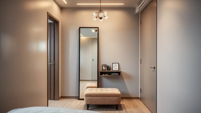 small bedroom dressing space
