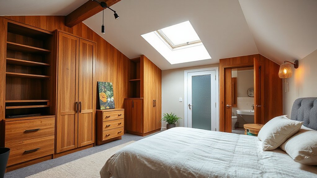 smart sloped ceiling storage
