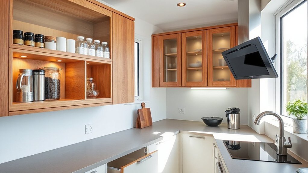 smart vertical hidden storage