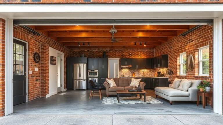 transforming garage into home