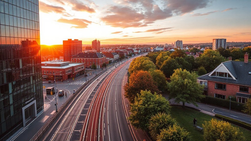 urban core versus suburbs