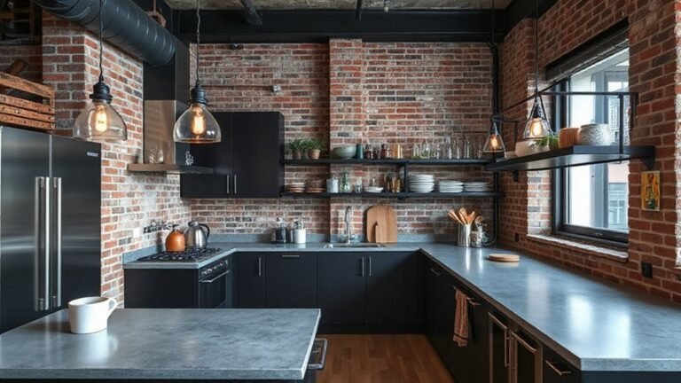 urban industrial kitchen design