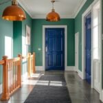 vibrant hallway colour ideas