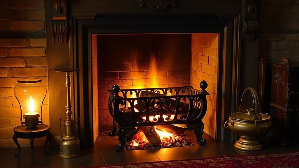 victorian fireplace basket upgrades