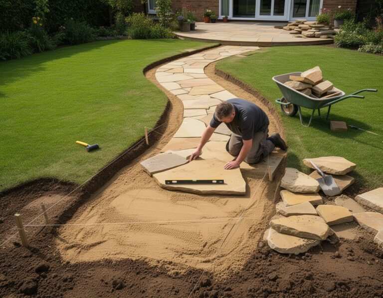 Adding a Stone Pathway