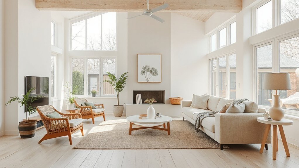 balanced cozy neutral tones