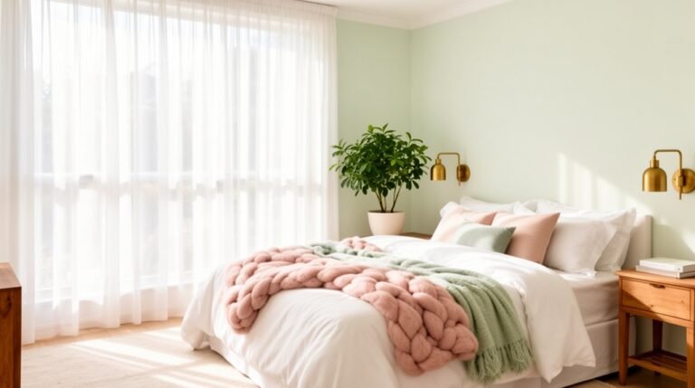 bright airy bedroom colours