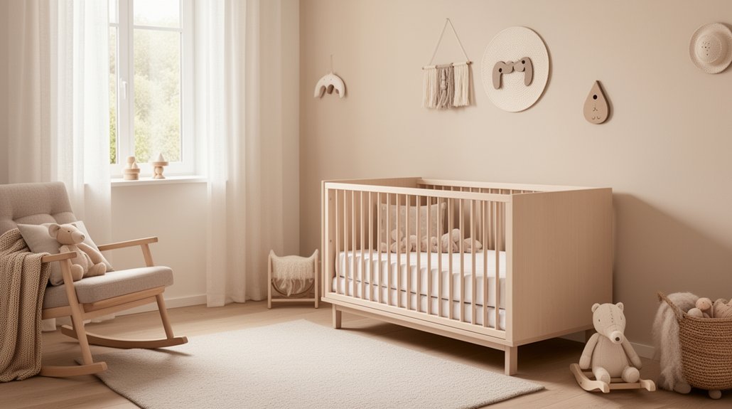 calm cosy nursery design
