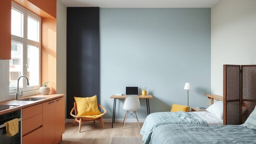 color zoning for small rooms