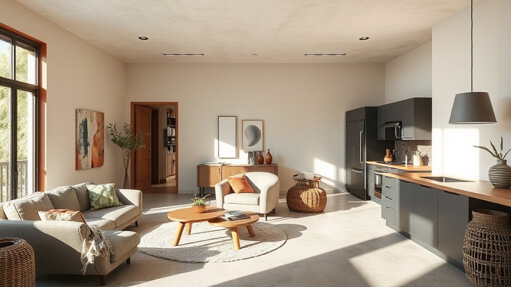 color zoning for spatial flow