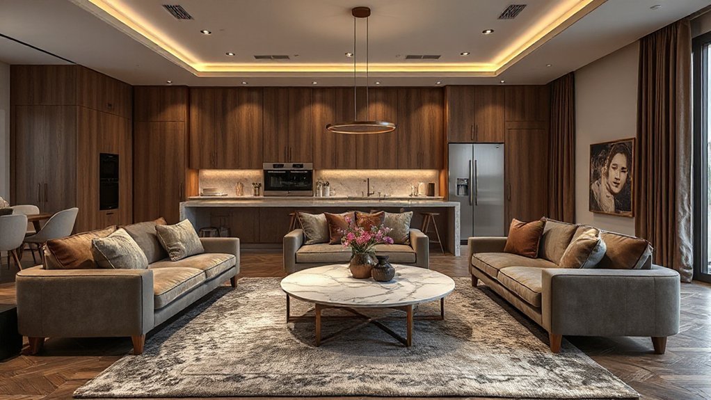 comfortable inviting lounge seating