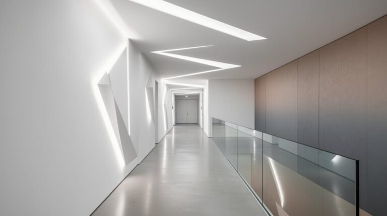 contemporary bold hallway designs