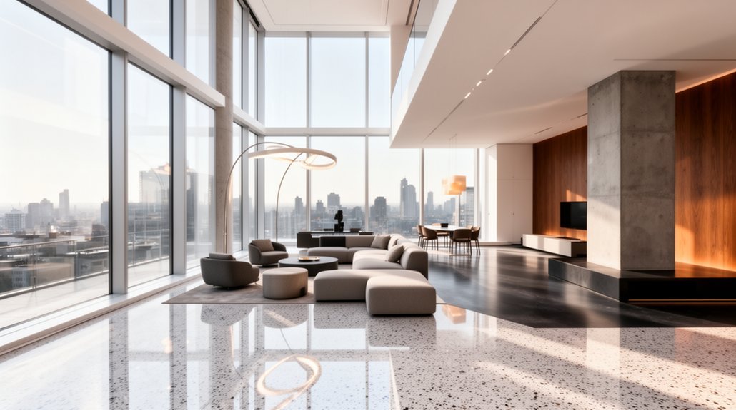 contemporary open concept design