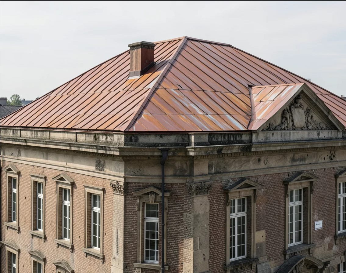copper roofing