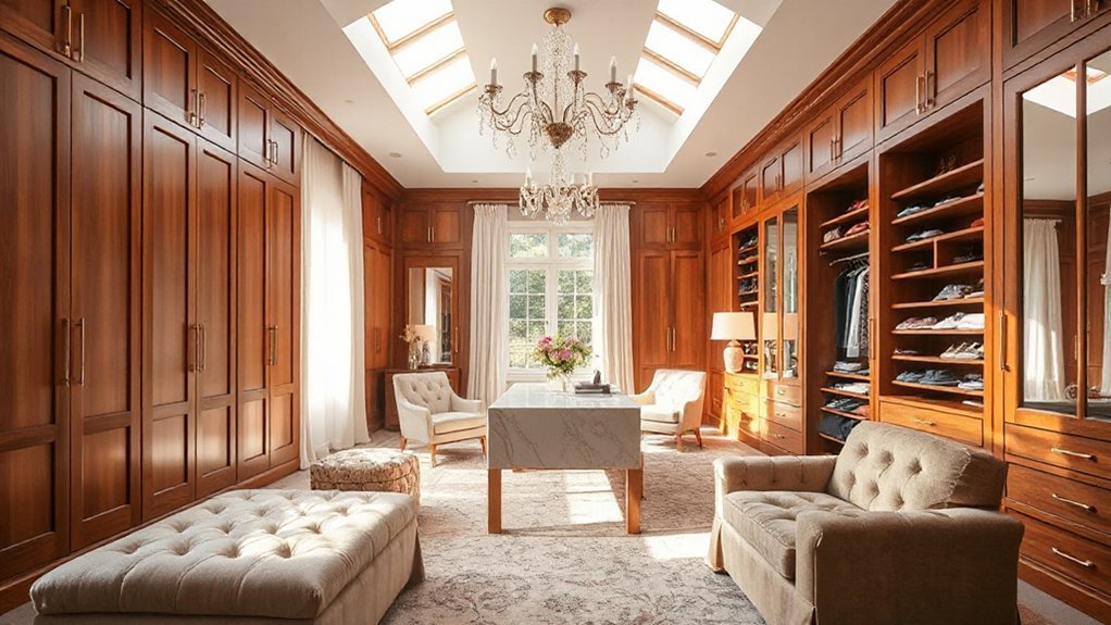 design a luxurious dressing space